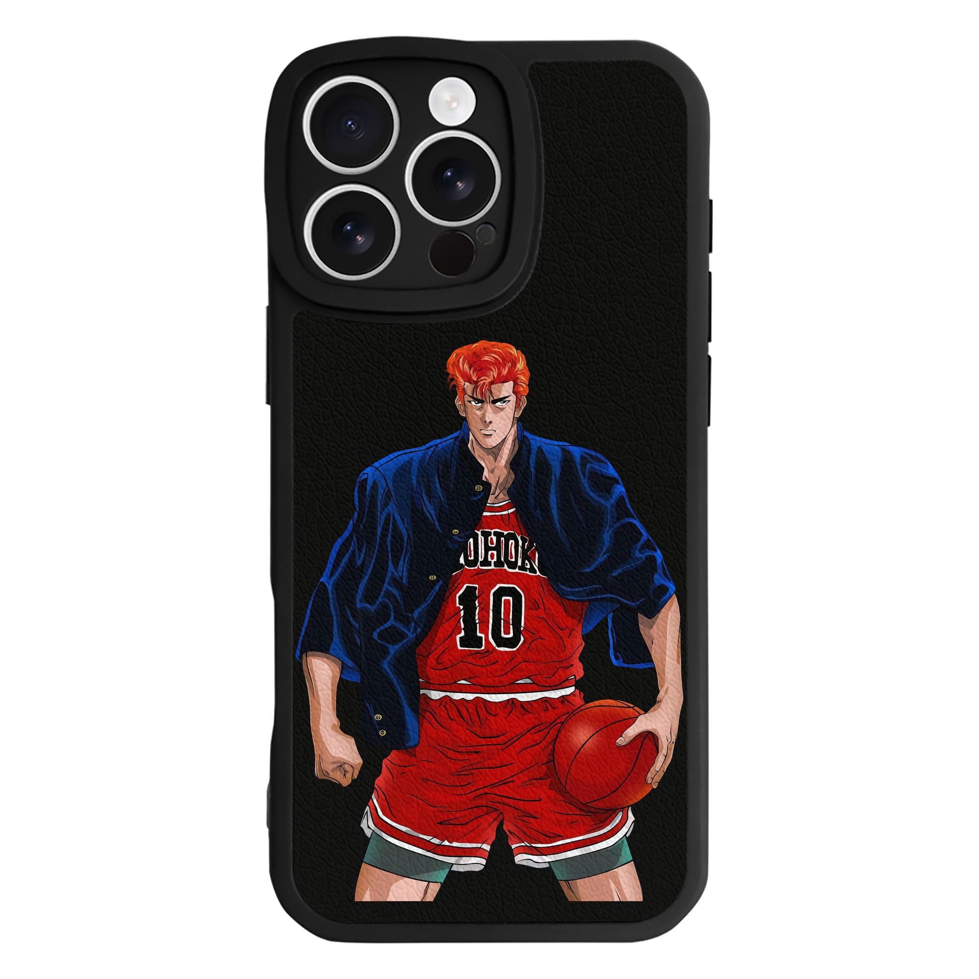 （画像用） SLAM DUNK／スラムダンク 【iPhone 16シリーズ対応】シリコンスマホケース（レザー調） 材質：シリコン